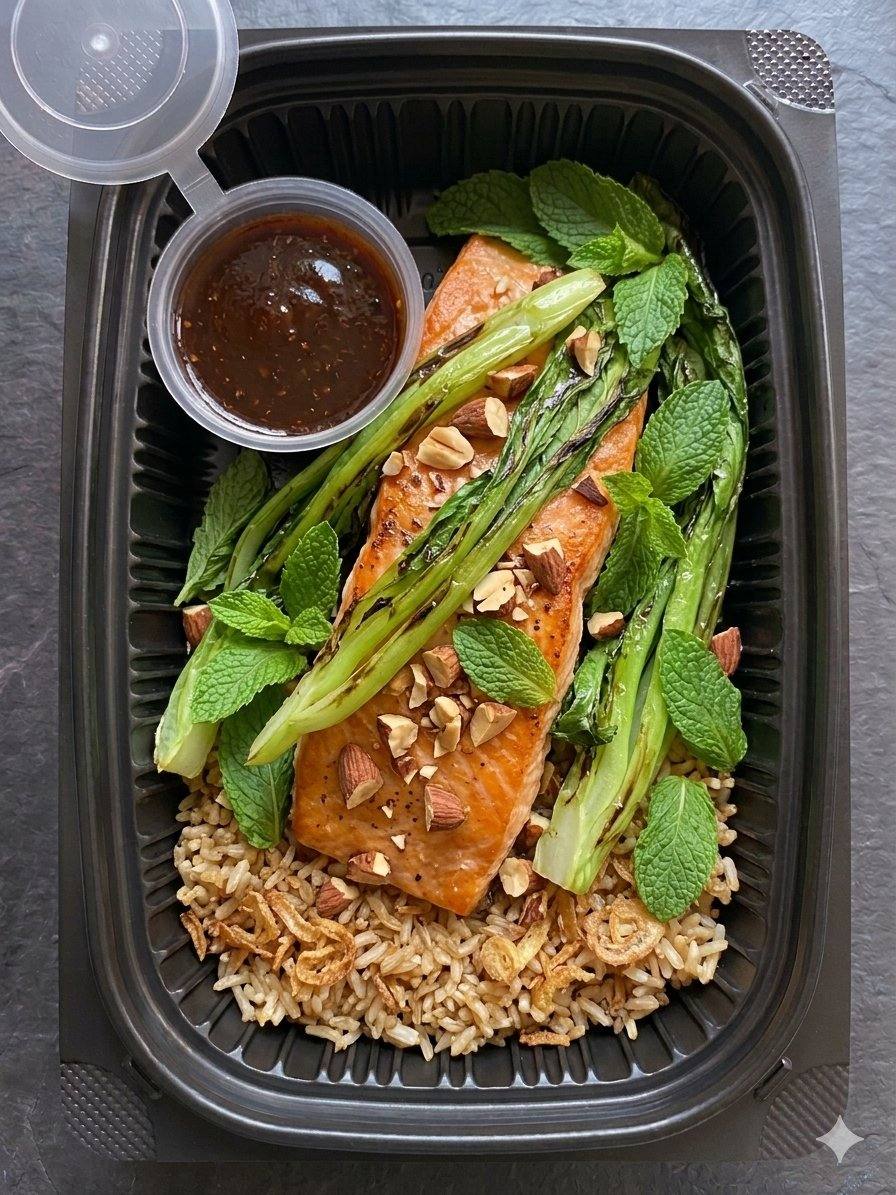 Miso-Orange Baked Salmon